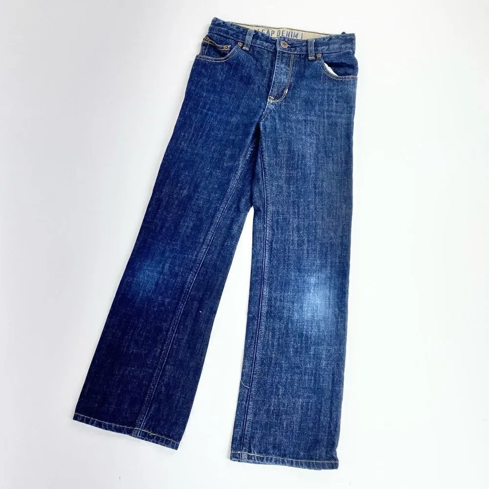 Gap denim straight leg dark wash jean 10